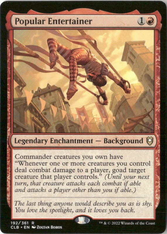 Popular Entertainer - Commander Legends: Battle for Baldur's Gate