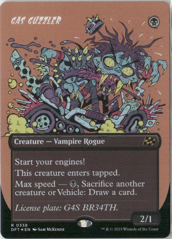 Scan Image | Gas Guzzler (Borderless) (First-Place Foil) - Aetherdrift | [95540036]