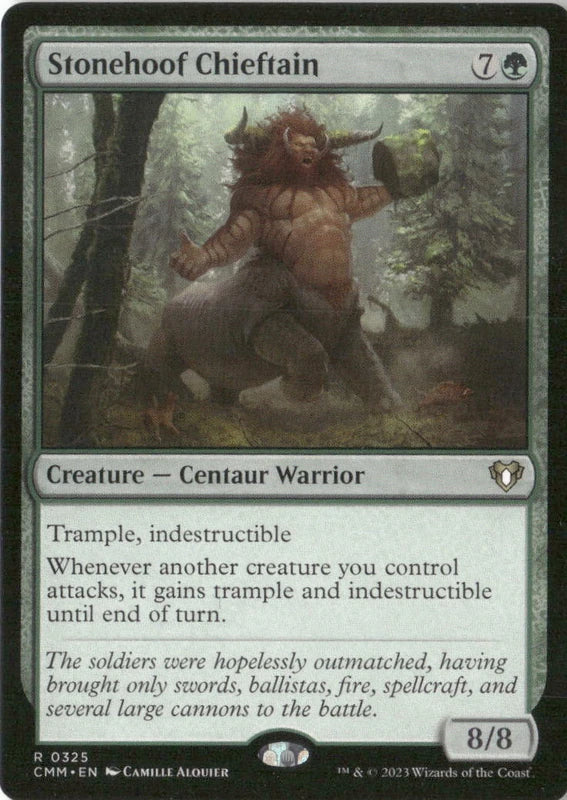 Stonehoof Chieftain - Commander Masters