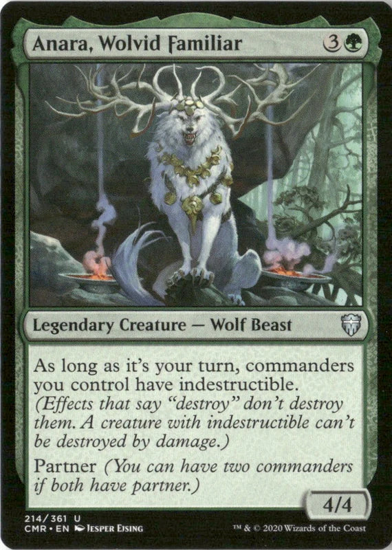 Anara, Wolvid Familiar - Commander Legends