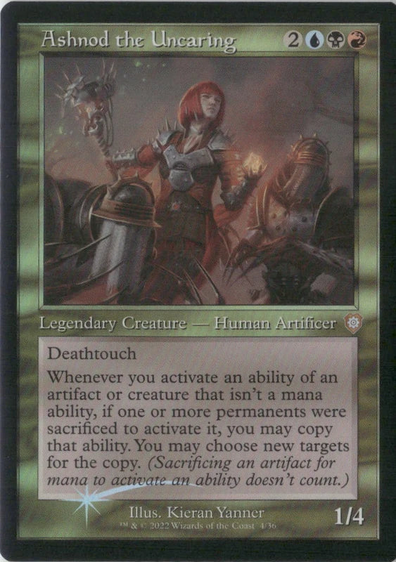Scan Image | Ashnod the Uncaring (Retro Frame) - Commander: The Brothers' War | [143B288F]