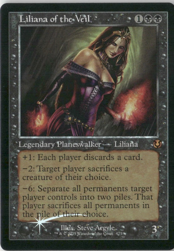 Scan Image | Liliana of the Veil (Retro Frame) - Innistrad Remastered | [549F5A98]