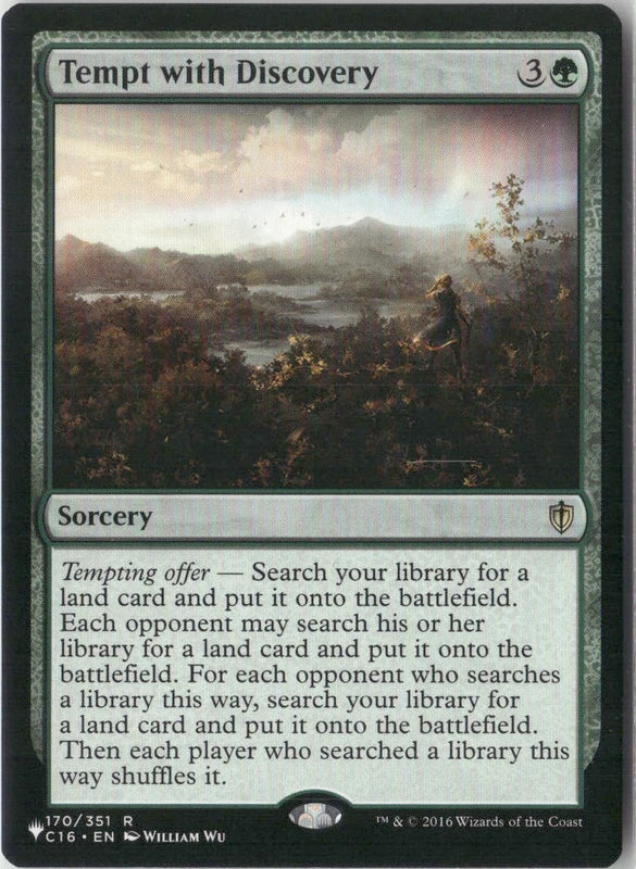 Scan Image | Tempt with Discovery - The List Reprints | [ECDFF1CC]