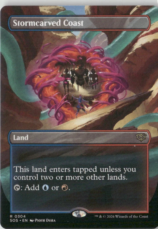 Scan Image | Stormcarved Coast (Borderless) - Secrets of Strixhaven | [FFCA6666]