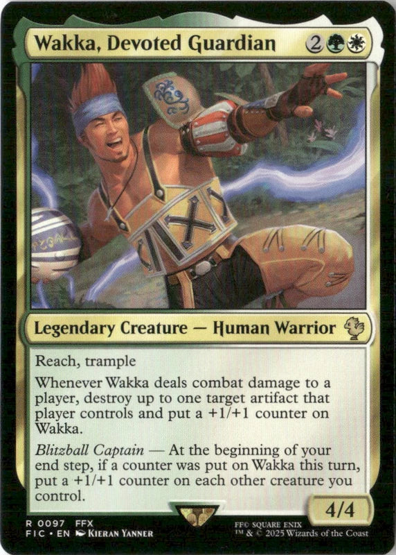 Wakka, Devoted Guardian - Commander: FINAL FANTASY