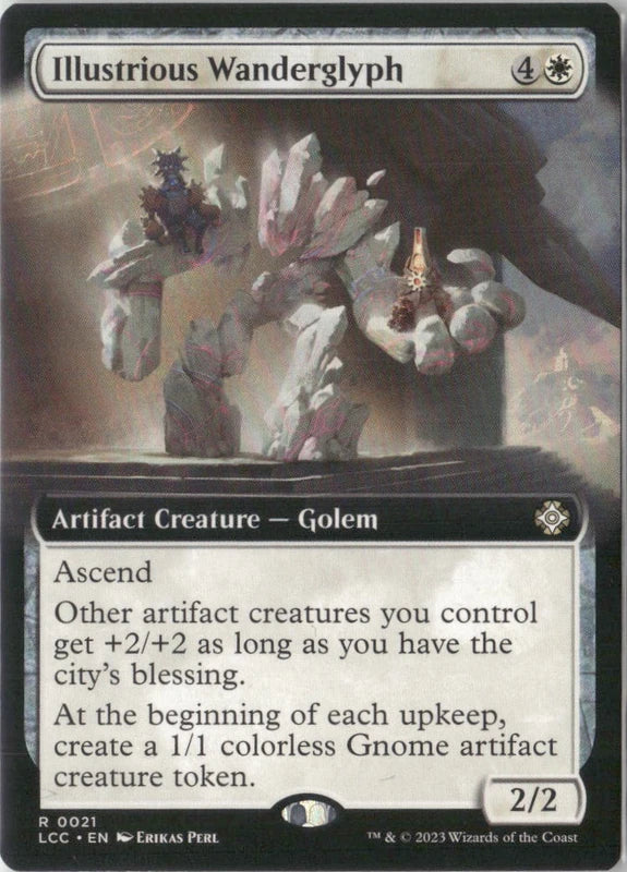 Scan Image | Illustrious Wanderglyph (Extended Art) - Commander: The Lost Caverns of Ixalan | [369A88D7]