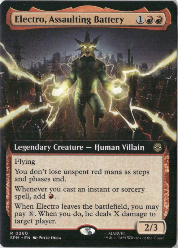 Scan Image | Electro, Assaulting Battery (Extended Art) - Marvel's Spider-Man | [16868504]
