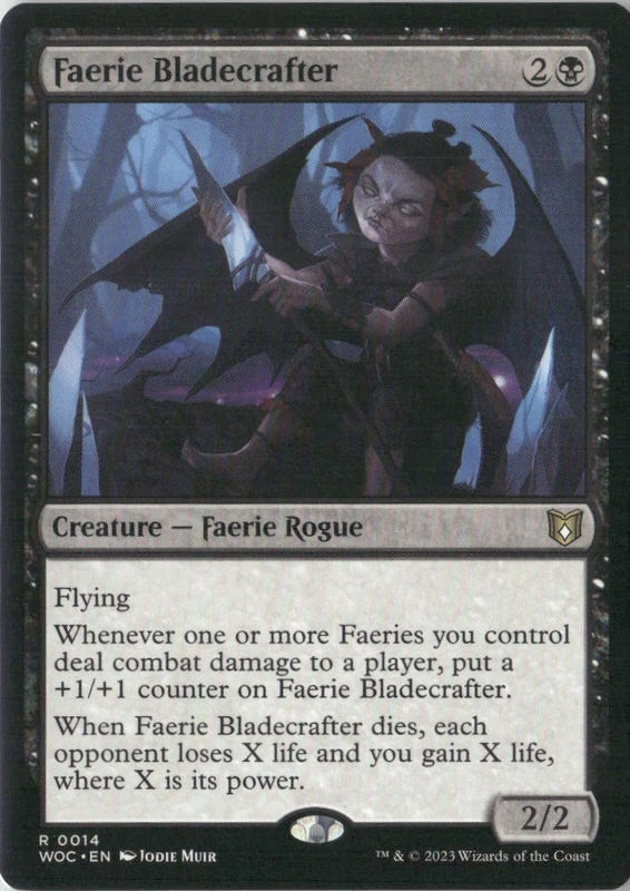 Scan Image | Faerie Bladecrafter - Commander: Wilds of Eldraine | [E4058F07]