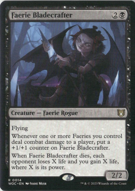 Scan Image | Faerie Bladecrafter - Commander: Wilds of Eldraine | [E4058F07]