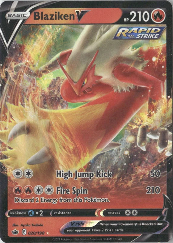 Blaziken V - SWSH06: Chilling Reign