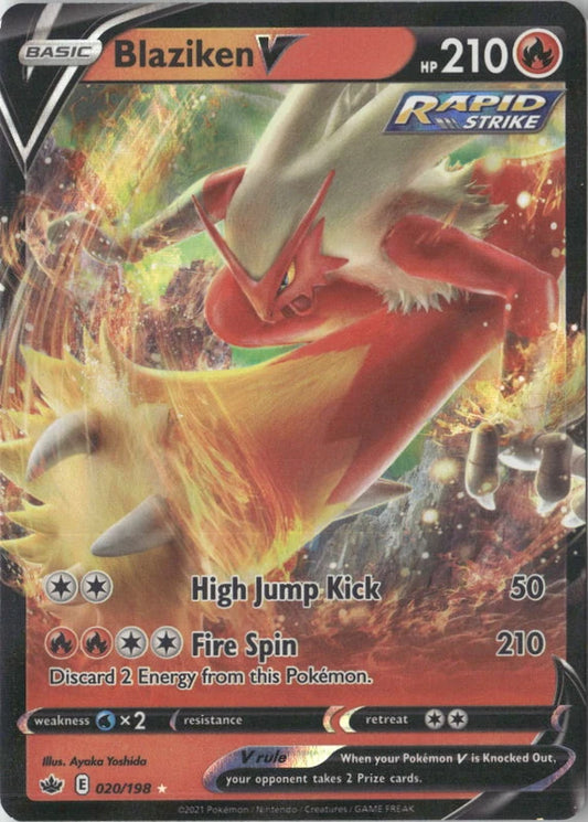 Blaziken V - SWSH06: Chilling Reign