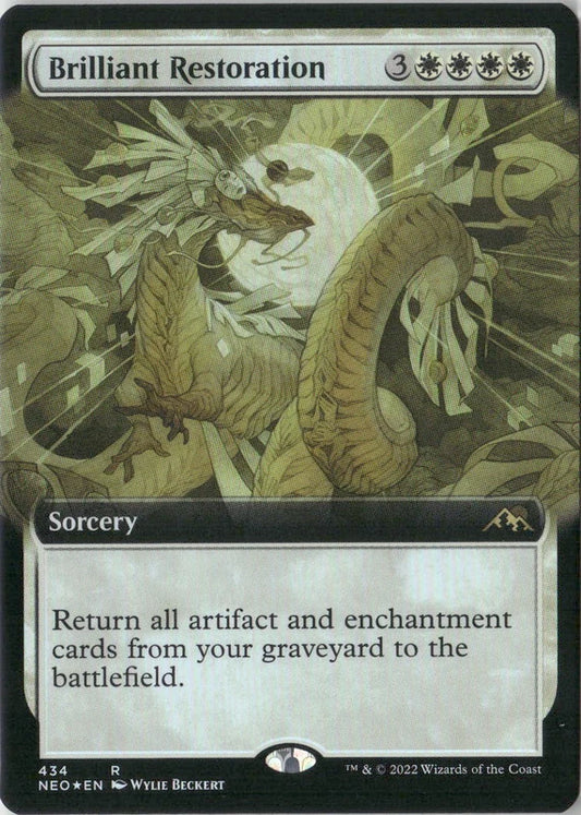Scan Image | Brilliant Restoration (Extended Art) - Kamigawa: Neon Dynasty | [472CBBC8]