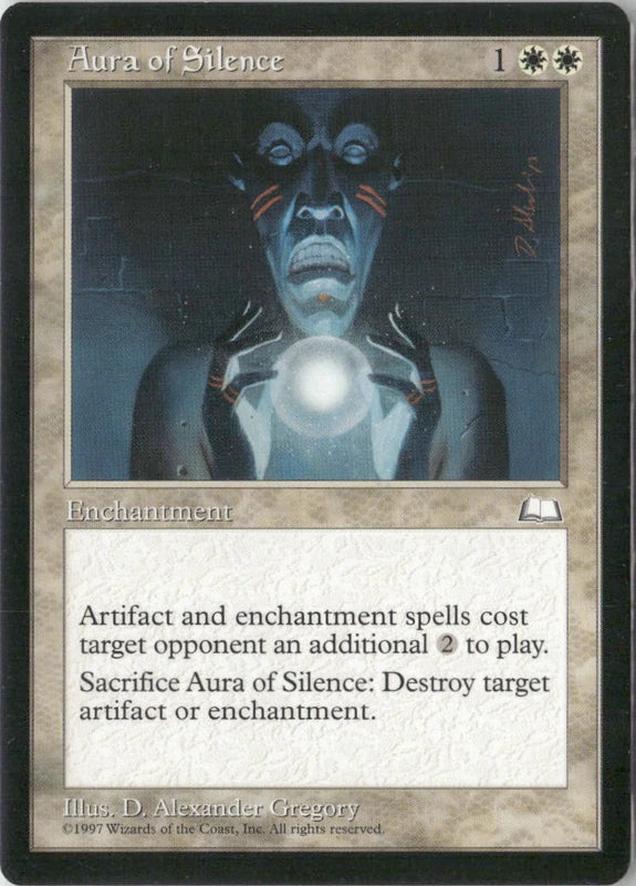 Scan Image | Aura of Silence - Weatherlight | [9DDE6A35]