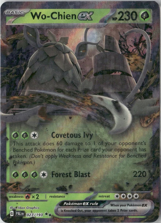 Wo-Chien ex - 027/193 - SV02: Paldea Evolved