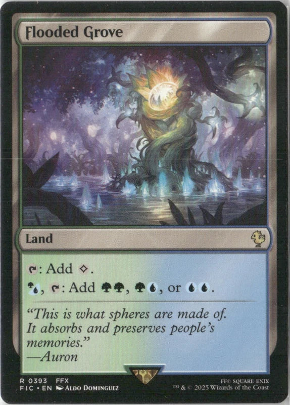 Flooded Grove (Surge Foil) - Commander: FINAL FANTASY