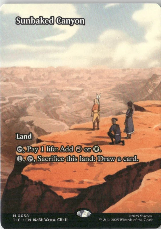Scan Image | Sunbaked Canyon (Borderless) - Avatar: The Last Airbender: Eternal-Legal | [A3807BF4]