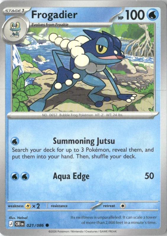 Frogadier - 021/086 - ME04: Chaos Rising
