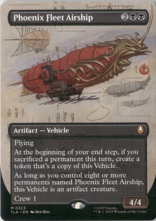 Scan Image | Phoenix Fleet Airship (Borderless) - Avatar: The Last Airbender | [8010362F]