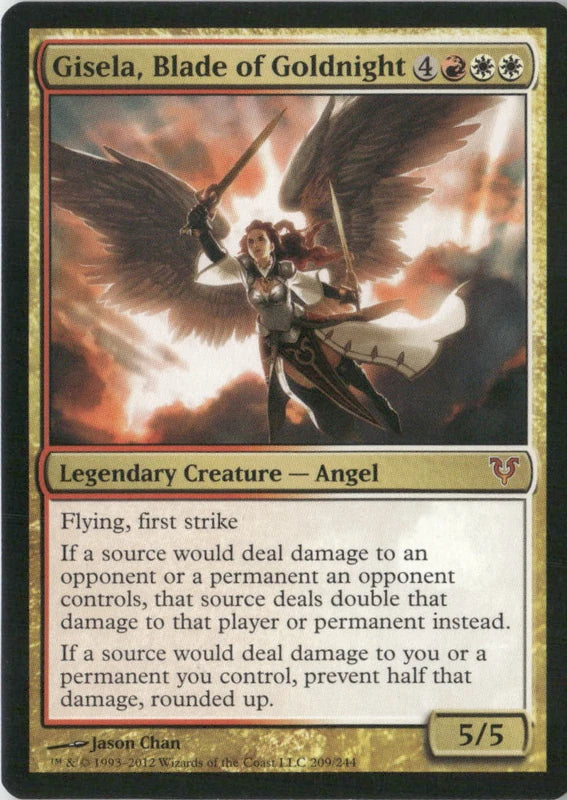 Scan Image | Gisela, Blade of Goldnight - Avacyn Restored | [79F1A95D]