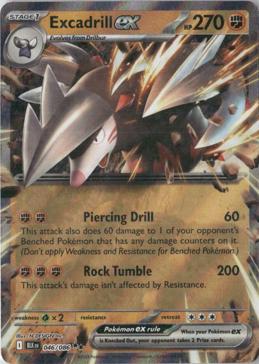 Excadrill ex - SV: Black Bolt