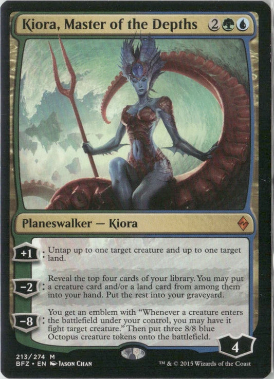 Scan Image | Kiora, Master of the Depths - Battle for Zendikar | [C3CA0B4C]