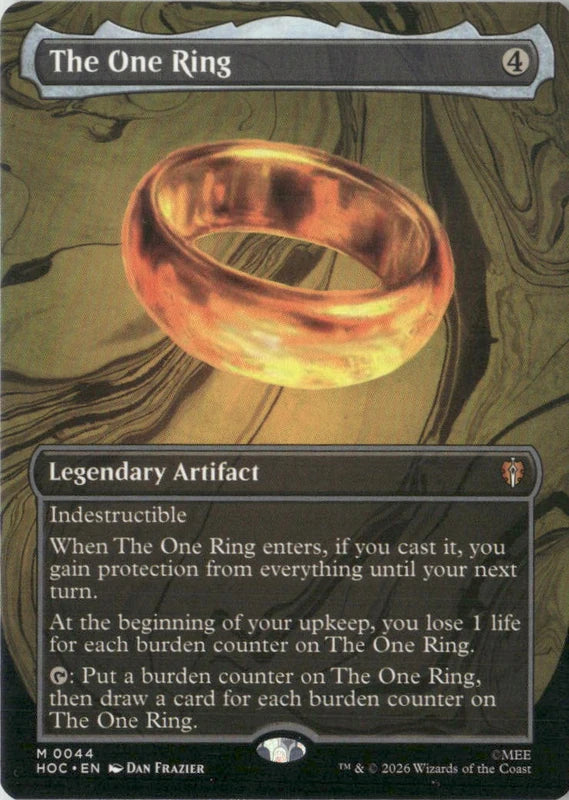 Scan Image | The One Ring (Borderless) - The Hobbit: Eternal-Legal | [7A7B294D]