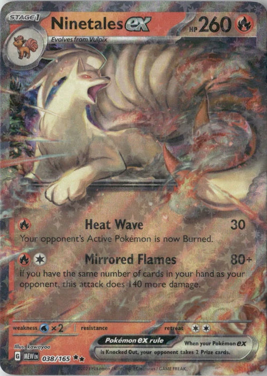 Ninetales ex - 038/165 - SV: Scarlet & Violet 151
