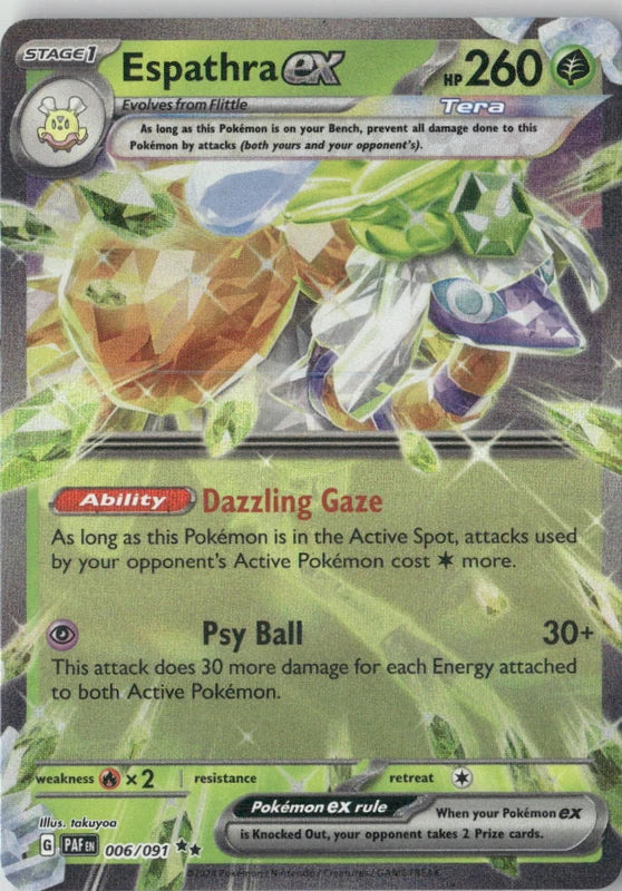 Espathra ex - 006/091 - SV: Paldean Fates