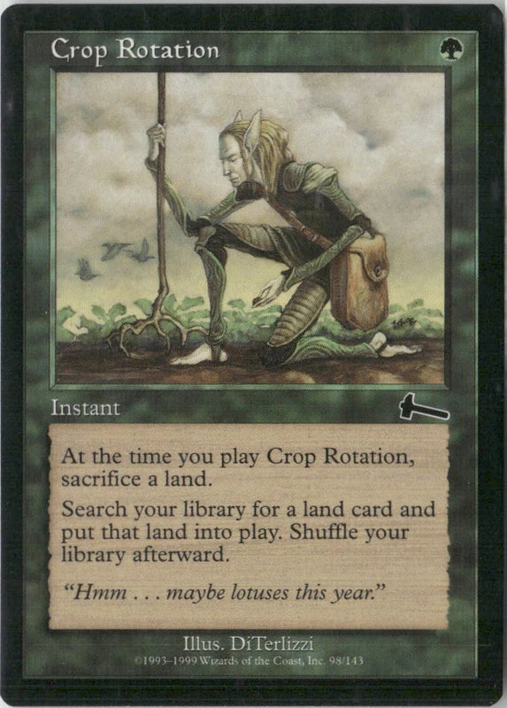 Scan Image | Crop Rotation - Urza's Legacy | [33D75933]