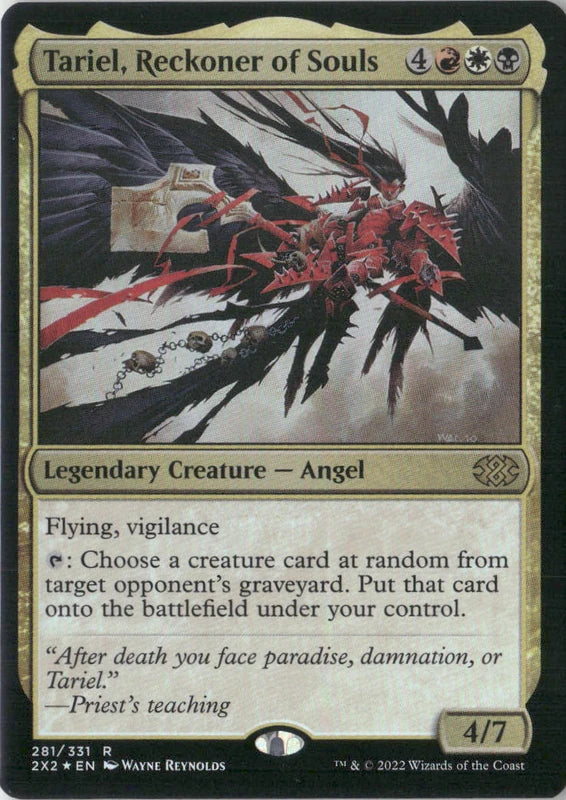 Scan Image | Tariel, Reckoner of Souls (Commander) - Oversize Cards | [B1DD85D3]