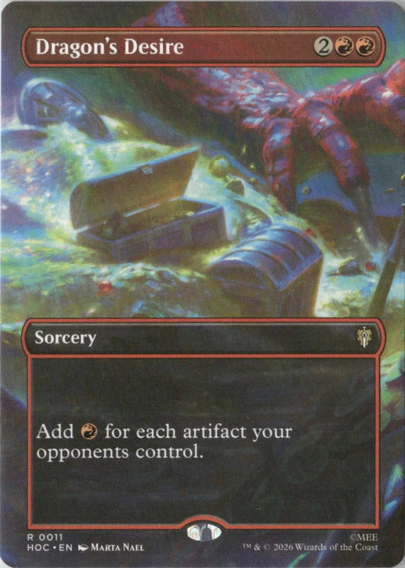 Scan Image | Dragon's Desire (Borderless) - The Hobbit: Eternal-Legal | [5CA59B4F]