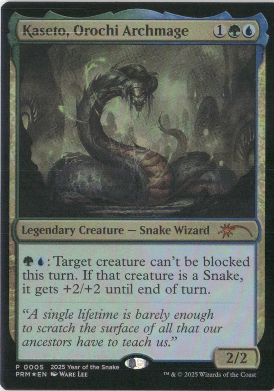 Scan Image | Kaseto, Orochi Archmage (Year of the Snake 2025) - Standard Showdown Promos | [4A3103EF]