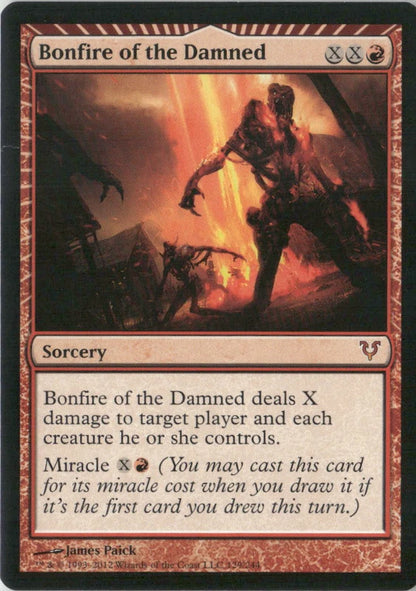 Scan Image | Bonfire of the Damned - Avacyn Restored | [E9F561A1]