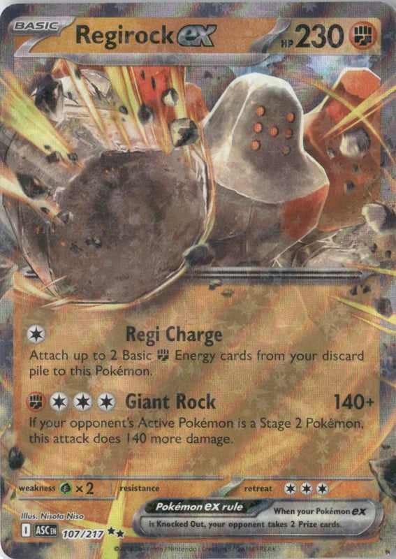 Regirock ex - ME: Ascended Heroes