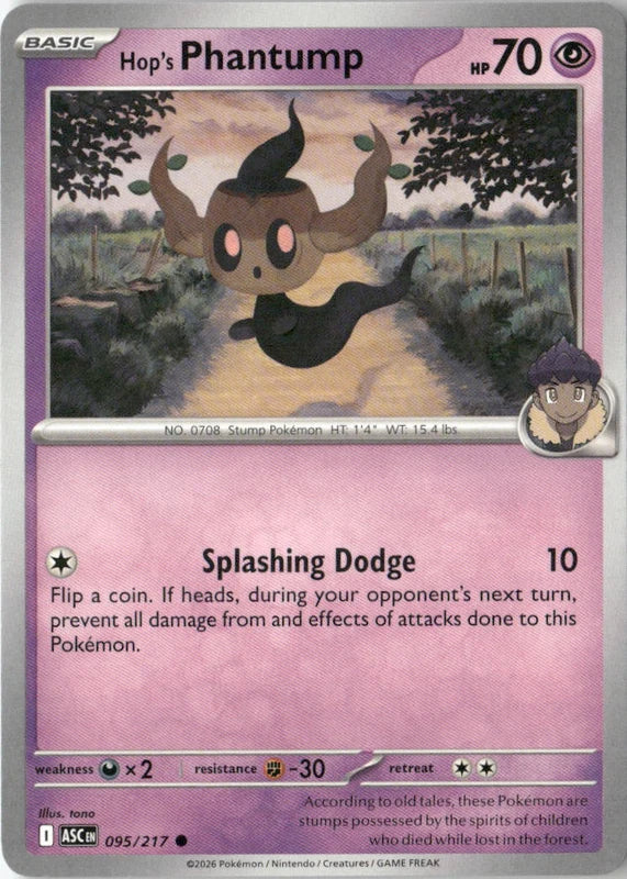 Hop's Phantump - ME: Ascended Heroes