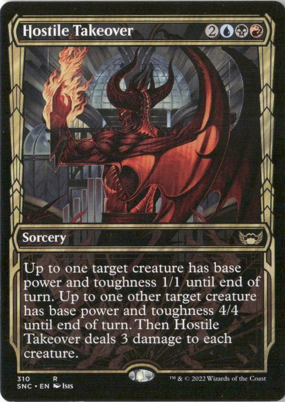 Hostile Takeover (Gilded Foil) - Streets of New Capenna