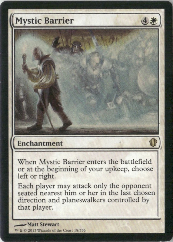 Scan Image | Mystic Barrier - Commander 2013 | [1042A8E8]