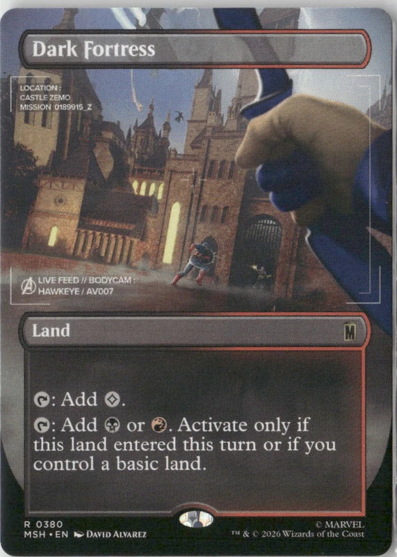 Scan Image | Dark Fortress (Borderless) - Marvel Super Heroes | [C02434C3]
