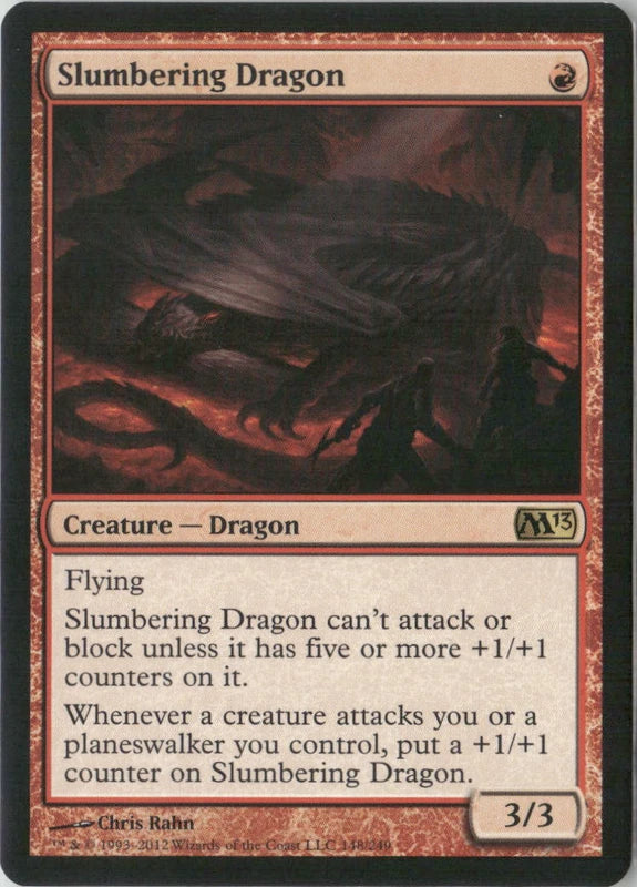 Scan Image | Slumbering Dragon - Magic 2013 (M13) | [3D05D468]