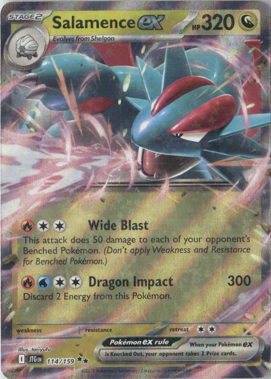 Salamence ex - 114/159 - SV09: Journey Together