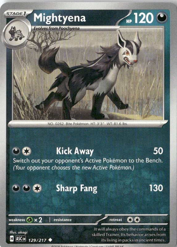 Mightyena - 129/217 - ME: Ascended Heroes