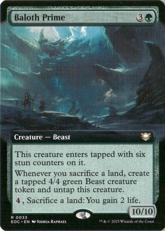 Baloth Prime (Extended Art) - Commander: Edge of Eternities