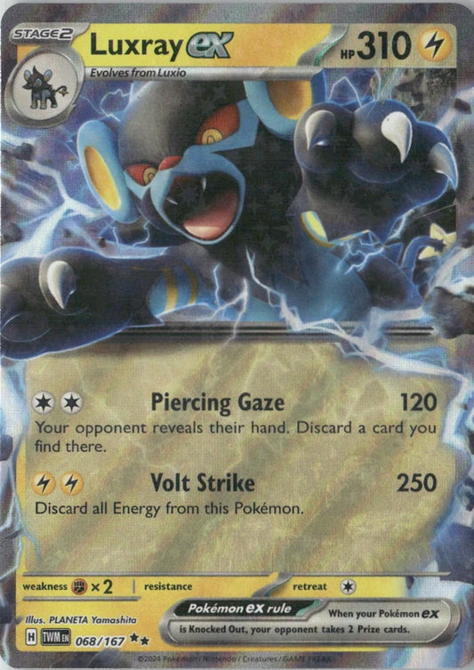 Luxray ex - 068/167 - SV06: Twilight Masquerade