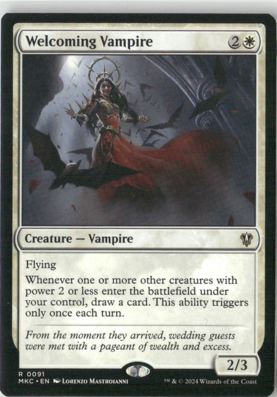 Scan Image | Welcoming Vampire - Commander: Murders at Karlov Manor | [342311D9]