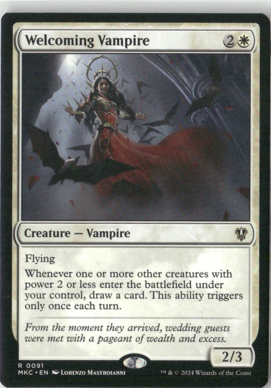 Scan Image | Welcoming Vampire - Commander: Murders at Karlov Manor | [342311D9]