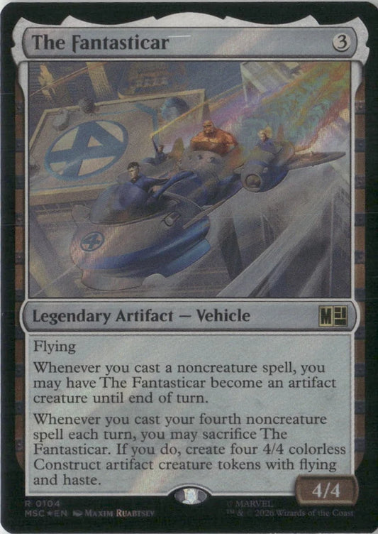 Scan Image | The Fantasticar (Surge Foil) - Commander: Marvel Super Heroes | [986D05E8]