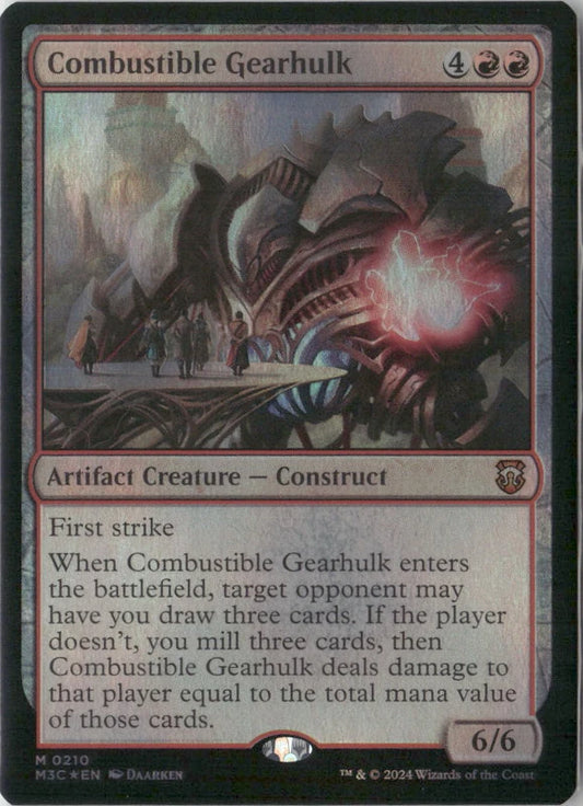 Scan Image | Combustible Gearhulk (Ripple Foil) - Commander: Modern Horizons 3 | [A88FA79E]