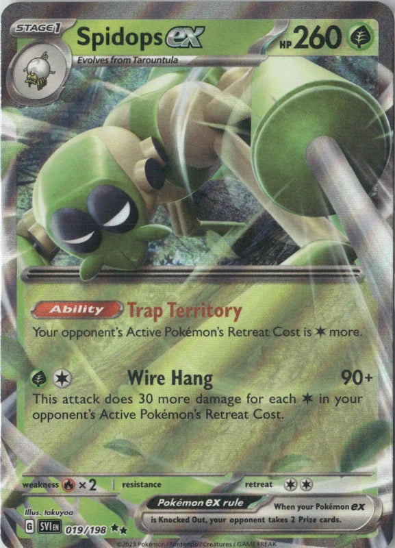 Spidops ex - 019/198 - SV01: Scarlet & Violet Base Set