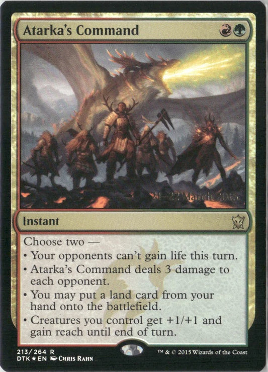 Scan Image | Atarka's Command - Prerelease Cards | [C46FD7F9]