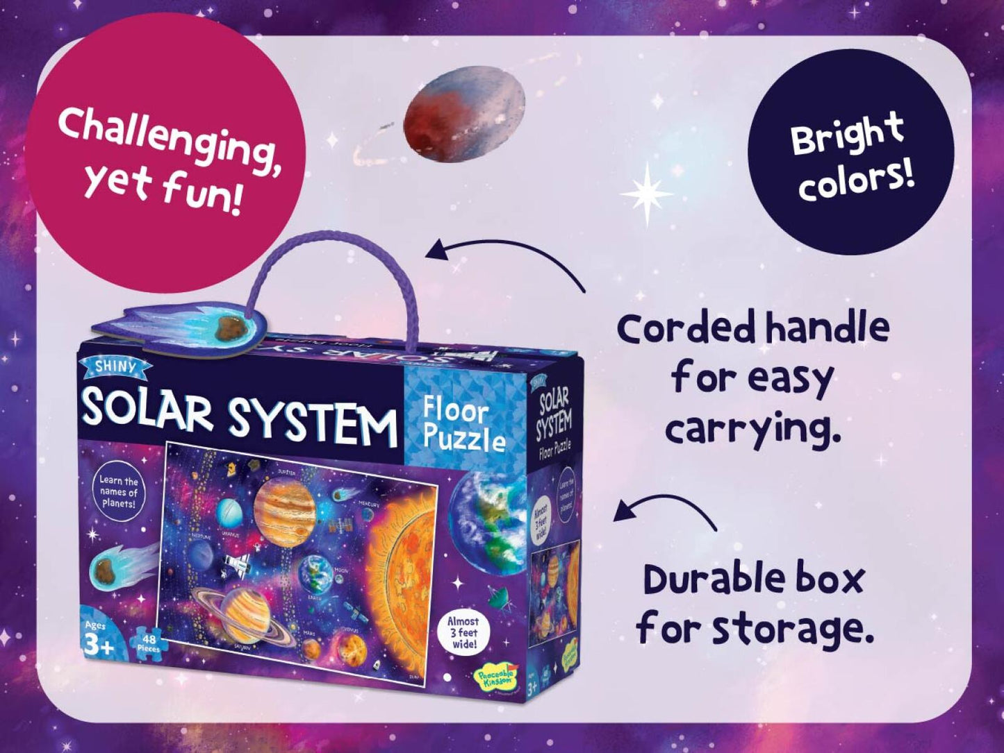 Floor Puzzle Solar System Floor 48 Piece